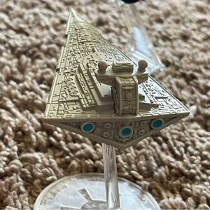 Star Wars collectible toy figures collection with display stands